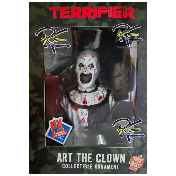 Trick or Treat Studios Holiday Horrors Terrifier Art the Clown Blood Splatter Ornament